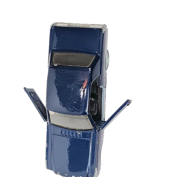 Maisto 1965 Ford Mustang Toy Car 1:39 Scale Dark Navy Blue Flaws - Picture 4 of 11